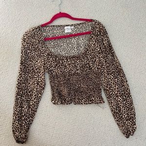 Princess Polly Cheeta long sleeve